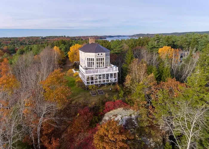 Bayfront Home With 270-Degree Views, Large Deck & Porch - Near Popham Beach