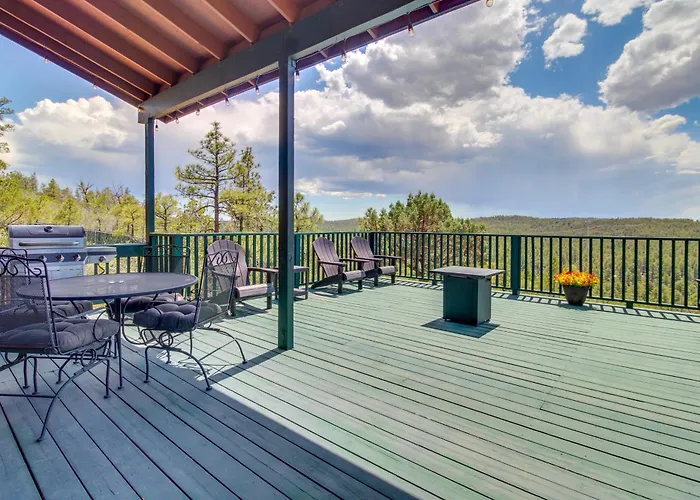 Mtn-View Hilltop Hideaway W/ Deck In Show Low