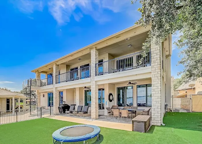Luxury Lbj Lake House In Horseshoe Bay With Open Water, Boat Dock, Swimming