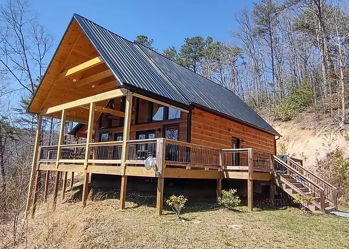 Peace Of Heaven, Modern Chic Cabin, Majestic Mountain Views, Hot Tub, Fire Pit, Outdoor Games, Close To Town