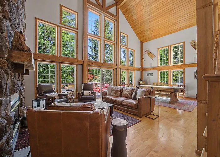 Lazy Bear Lodge - Spacious 6Br Lodge With Chef'S Kitchen, Hot Tub, Golf Views And More