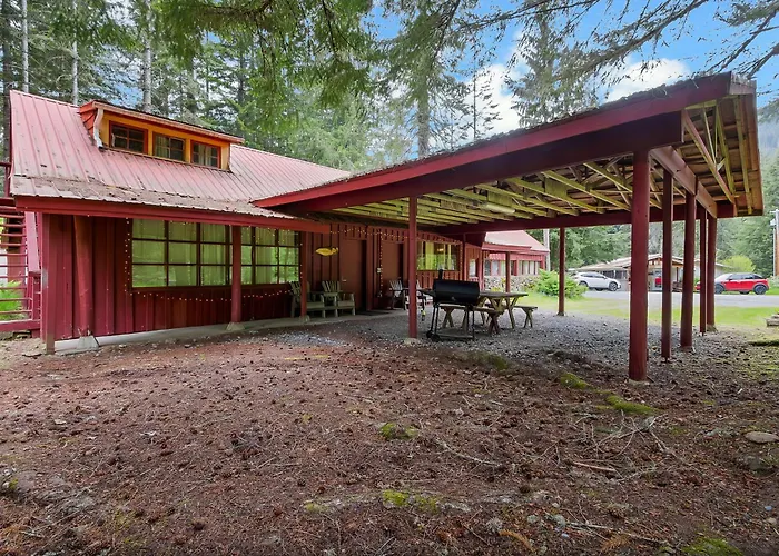 Front Lodge At Rainier Lodge, 1 Min Drive To Mt Rainier Entrance