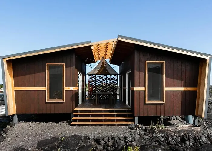 The Ohana House, Amazing Tiny Home On A Volcanic Lava Field!
