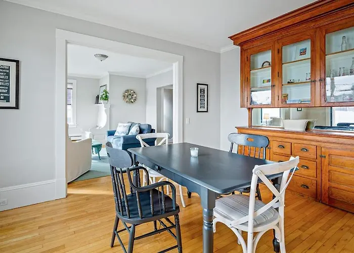 Waterfront, Walkable, Updated Home With Harbor Views & Partial Ac