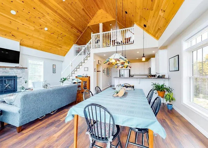 Secluded Hilltop Home With Beautiful Cadillac Mountain View And Multiple Decks
