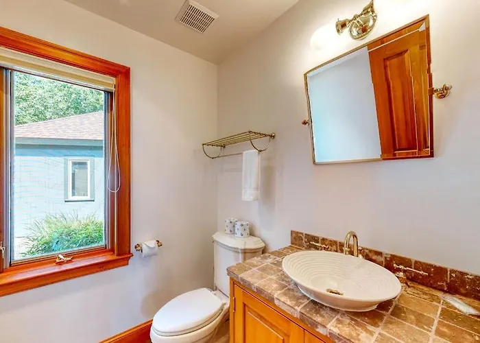 Delightful Oceanfront Home With Amazing Views, Wrap-Around Deck & Two Fireplaces