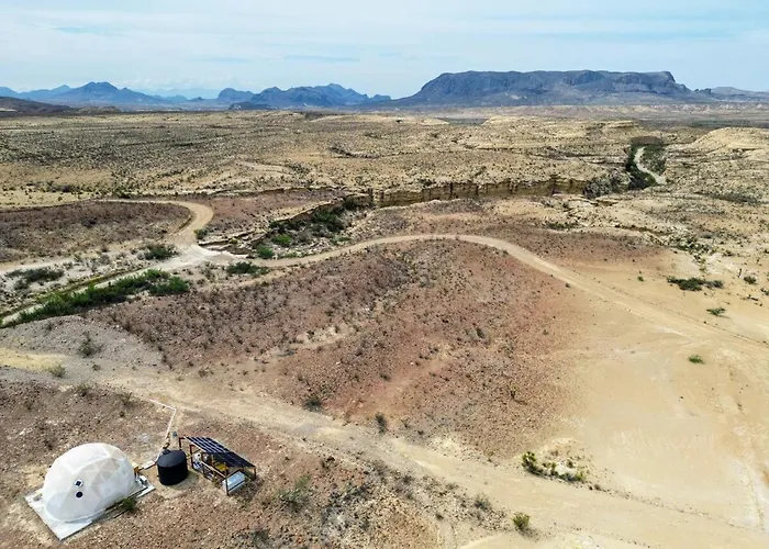 Big Bend Off-Grid Dome - Ac, Bath, Wifi