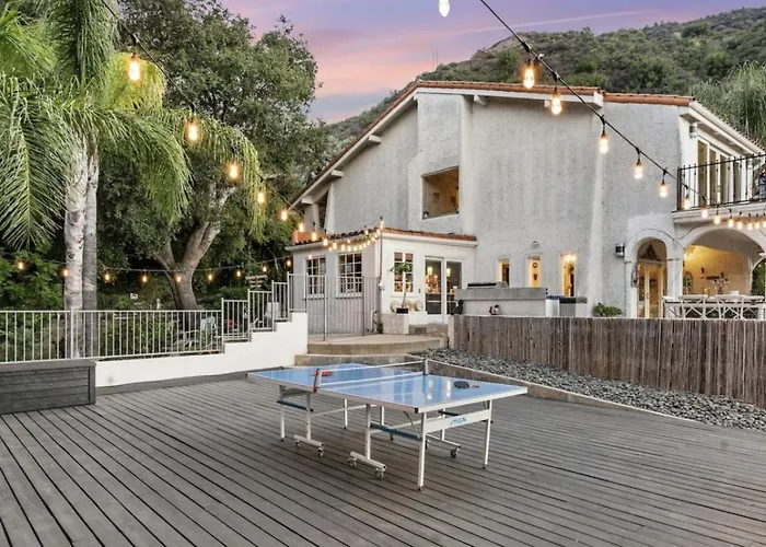 Boho Chic Malibu Retreat Estate Salt Pool Yoga