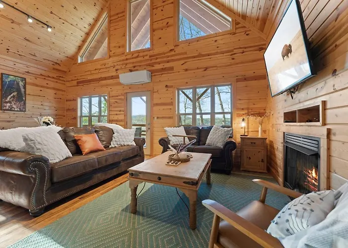 Jasper Cabin With Hot Tub, Fire Pit & Mountain Views