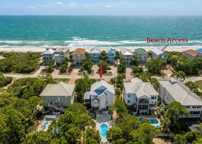 Pet Friendly- St George Island Sleeps 13- Pool