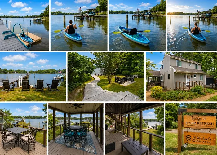 River Refresh - Waterfront With Spa On Placid Bay Luxury Vacation Rental By B Michaels Escapes