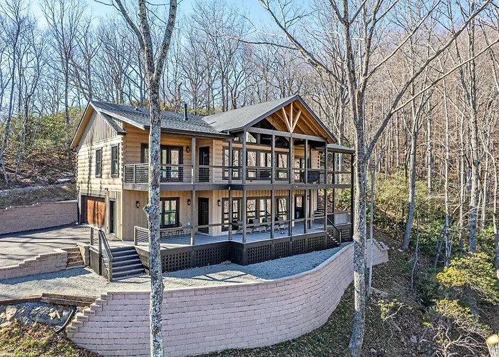 Luxury Log Cabin With Lake View