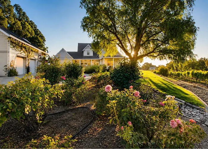 Private Vineyard Retreat With Hot Tub