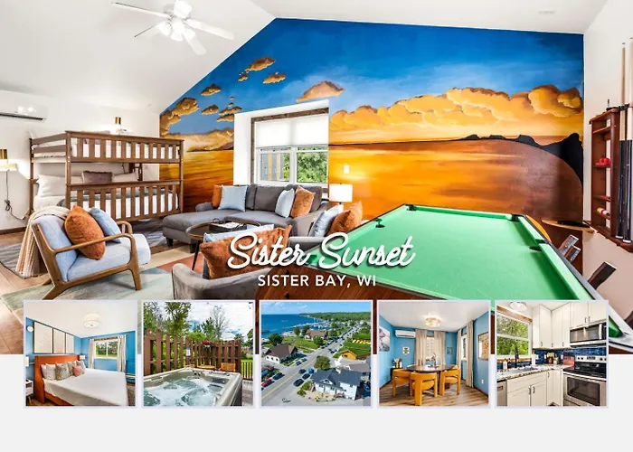 Sister Sunset- #1Downtown Spot, Walk To Beach, Hot Tub & Pets Ok