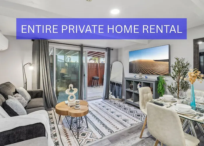 Entire Private Home With 2 Bedrooms, Gated Yard, 2 Parking, Fast Wifi, Laundry, Available Now