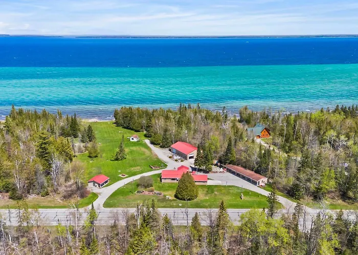 Lem'S Paradise #1 Lakefront W Mackinac Views