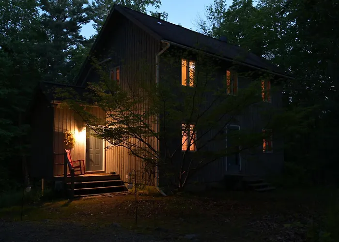 Family Berskshires Cabin With Climbing Wall, Games, Firepit