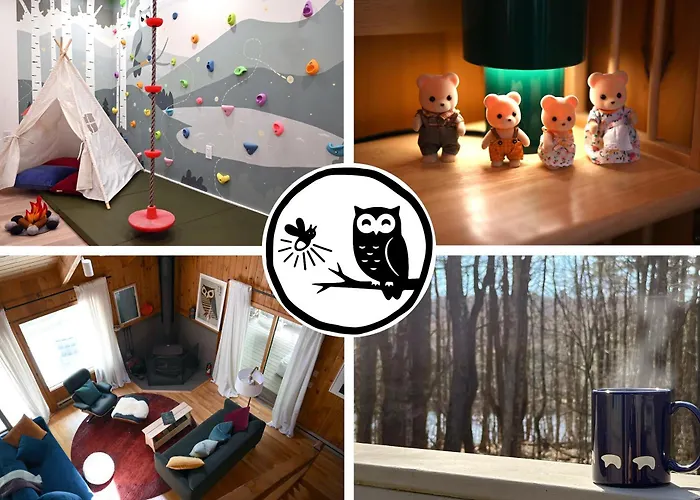 Family Berskshires Cabin With Climbing Wall, Games, Firepit