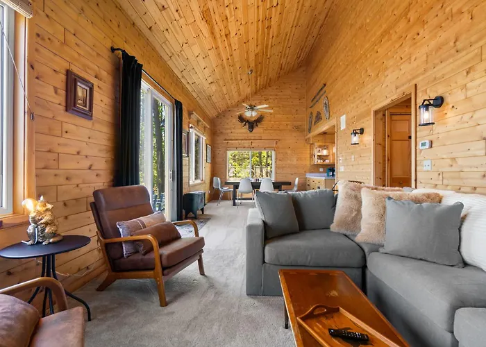 Knotty Pine Lakefront Cabin, Dock Fire Pit