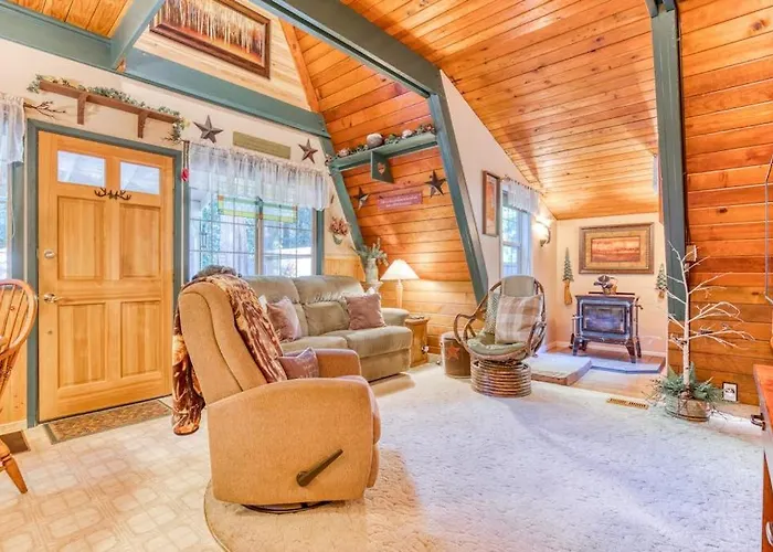 Adorable A-Frame Cabin Withnearby River Access Game Room Wood Stove Firepit