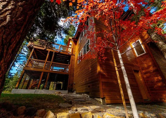 Peaceful Forest Retreat With Hot Tub Ev Charger Game Room & Near Kings Beach