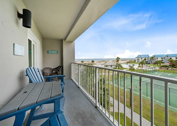 5Th-Floor Beach Gulf-Front Condo With Balcony Great Views & Pool Access