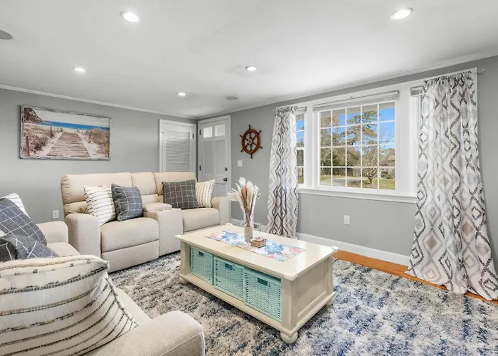 Dog-Friendly Cape Cod Getaway With Fire Pit Yard