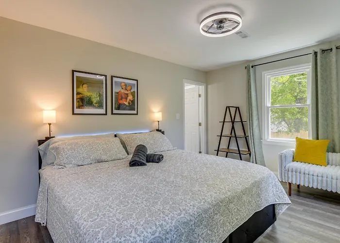 'The Red Door' Stylish Family Home In Falls Church