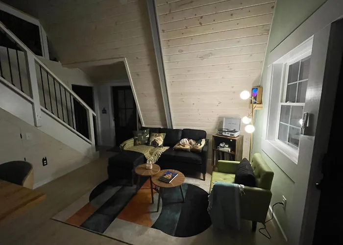 Newly Built A-Frame Nestled In The Woods