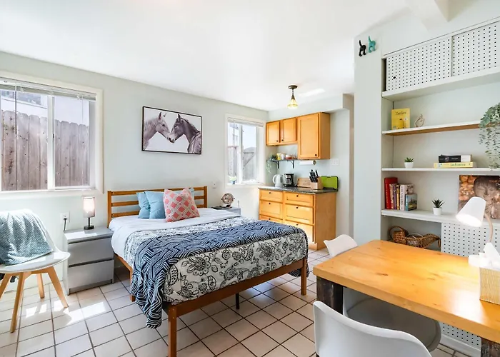 Cozy Garden Studio In North Berkeley - Great Value Near Uc & Parks