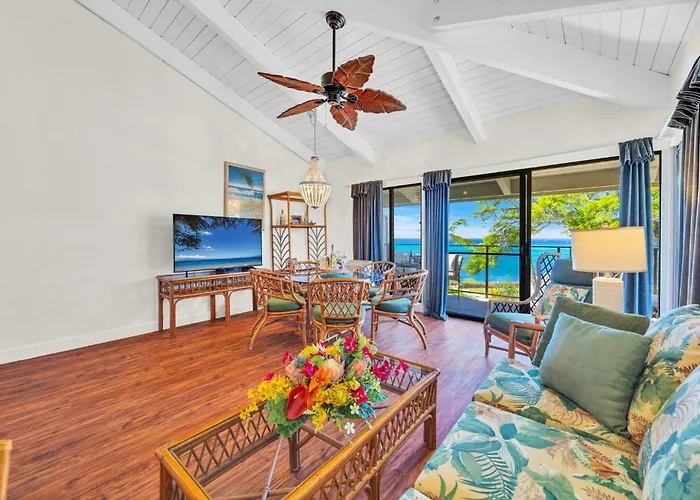 Napili Point Villas Oceanfront 6 Bedroom Sleeps 18 Complimentary Car With 6 Nights Nap Ml-3912 By Kbm