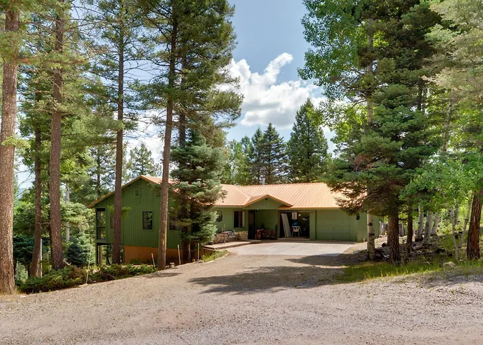 Expansive Angel Fire Home W/ Indoor Hot Tub!