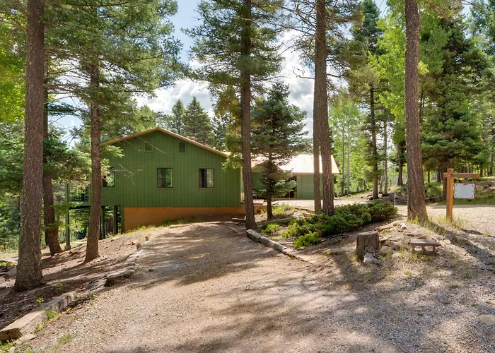 Expansive Angel Fire Home W/ Indoor Hot Tub!