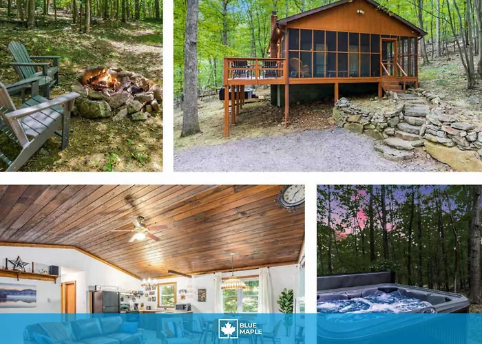 Tucked Away W Hot Tub, Fire Pit, Deck, & Wifi