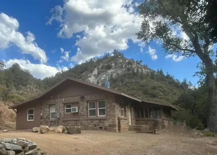 Ash Creek Canyon Mining Cabin Chrysotile Arizona