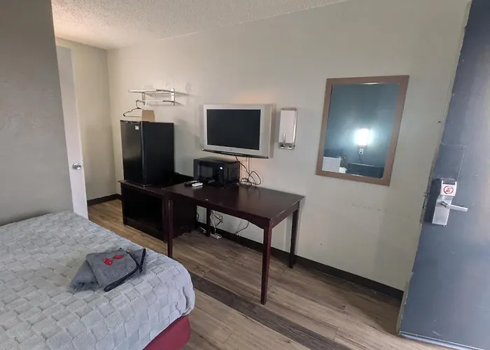 Queen Bed Hotel Room 225