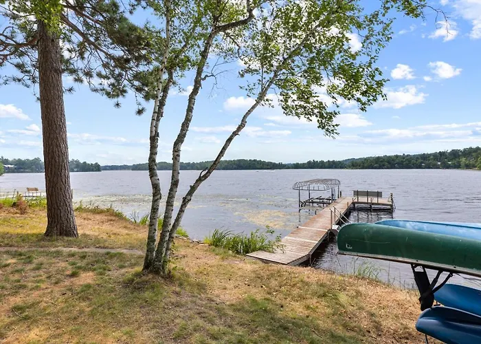 Lakefront Brainerd Cabin W Deck, Fire Pit