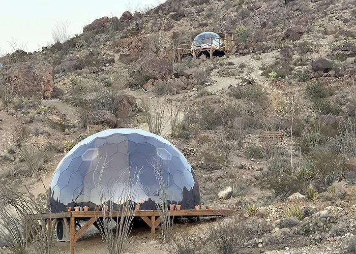 Romantic And Unique Geo Dome Perfect For Stargazing And A Weekend Of Exploring Terlingua Ghost Town