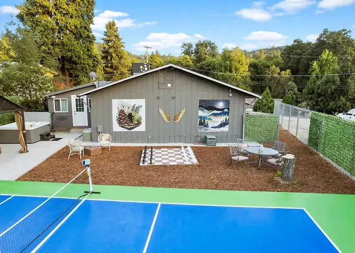 Family Game Retreat Spa Arcade Pickleball Yosemite