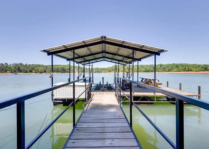 Dock W/ Deep Water Levels! Home On Lake Hartwell