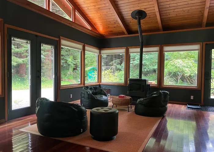 Modern Cabin In The Redwood Rainforest