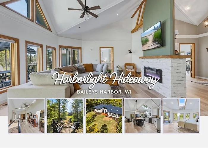 Harborlight Hideaway - Baileys Harbor, Wi - Charming Family Retreat In Central Baileys Harbor