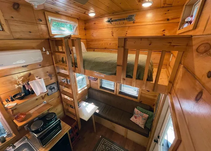 Tiny Fox Pond Side Retreat With Forest Views
