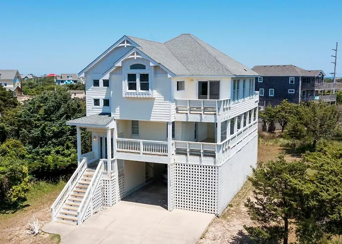 Hatteras Escape, Hot Tub, Elevator, One Min To Beach