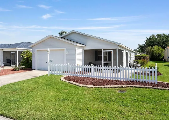 Villages Villa Between Brownwood & Lake Sumter With Golf Cart