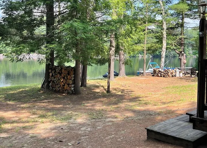 Waterfront Adirondack Cabin, Private River Access