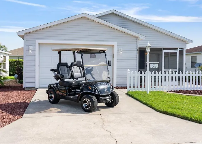Villages Villa Between Brownwood & Lake Sumter With Golf Cart