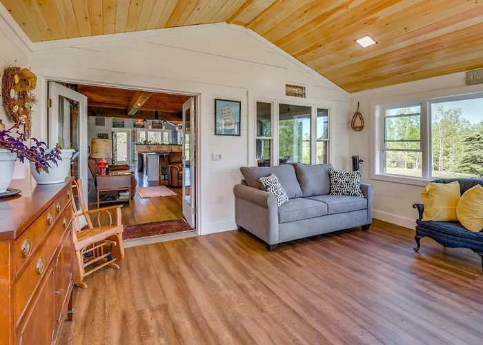 Walk To Beaches & Trails: Waterfront Maine Escape!