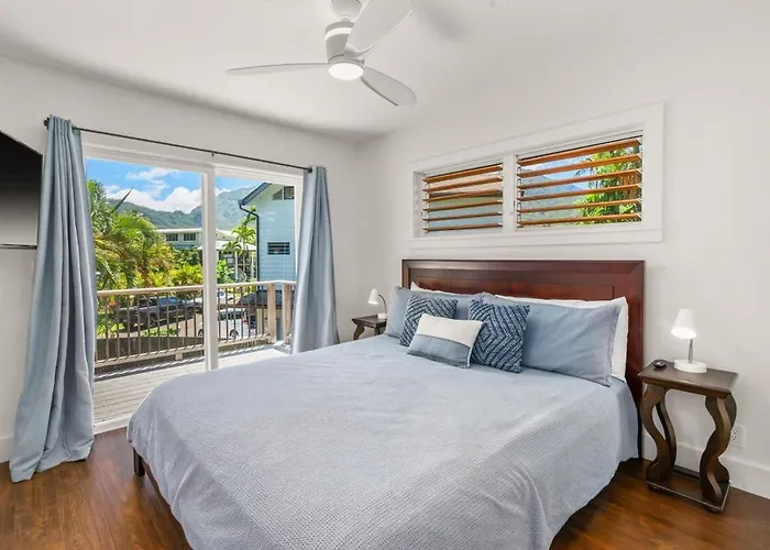 Hoaloha- Few Steps To Hanalei Bay, Hot Tub & Ac