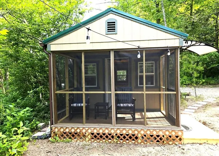 Tranquil Creekside Tiny House In The Appalachian Mountains, Perfect For A Weekend To Disconnect